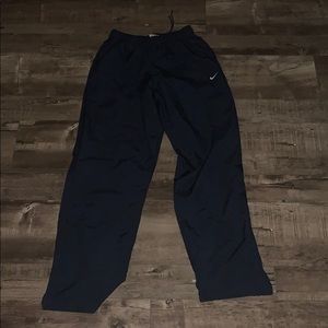 navy blue nike sweat pants